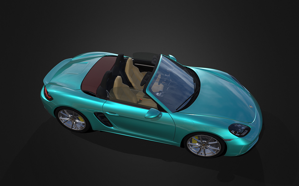 3D Model | Porsche Boxster 718